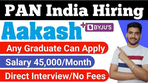 akash jobs|aakash institute careers for freshers.